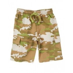 GREEN CAMOUFLAGE CARGO WOVEN SHORTS 4 5 6 7 8 10 NWT 