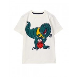 GOOD SPORT DINOSAUR PLAYING BASKETBALL S/S TEE 5 6 7 8 NWT