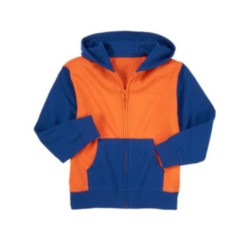 RESORT ORANGE & BLUE HOODED JACKET 4 5 6 7 8 10 12 NWT