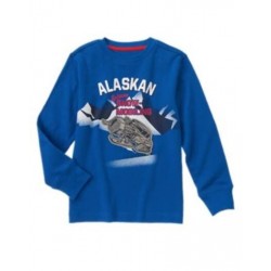 KING OF COOL Alaska Snowmobiling L/S TEE 4 6 7 10 NWT