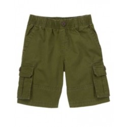 FLIGHT SCHOOL OLIVE GREEN CARGO WOVEN SHORTS 5 7 10 NWT 