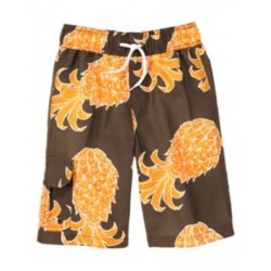 SWIM SHOP ORANGE PINEAPPLE BOARDSHORTS SWIM TRUNKS 5 6 NWT