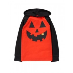 FALL FESTIVAL ORANGE w/ JACK-O-LANTERN HOODED L/S TEE 4 NWT