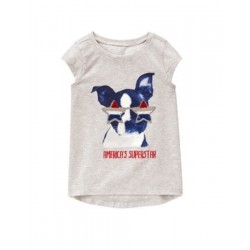 STAR SPANGLED DAYS AMERICANA DOG Americas Superstar TEE 4 5 6 8 10 NWT