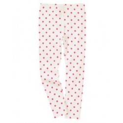 FRIENDSHIP CAMP IVORY w/ PINK DOTS A/O LEGGINGS 5 6 7 8 9 12 NWT