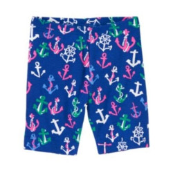 STRIPES & ANCHOR BLUE w/ ANCHORS BIKE SHORTS 4 5 6 7 8 10 NWT