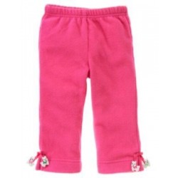 CHEERY ALL THE WAY PINK DOG FLEECE PANTS 3 6 12 18 24 2T 3T 4T 5T  NWT