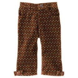 SWEET TREATS BROWN PINDOT CORDUROY PANTS 3 6 12 18 24 2T 3T 4T 5T NWT