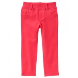 CIAO PUPPY RED PONTE PANTS 6 12 3T 4T 5T NWT