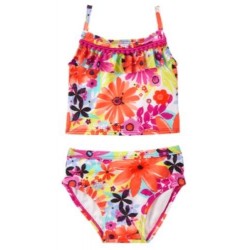 SWIM SHOP FLORAL PRINT 2-PC TANKINI SWIMSUIT 3T 4T 5T NWT