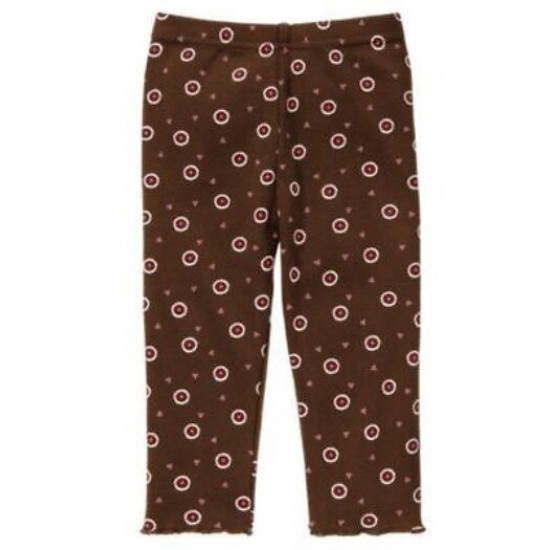 ALPINE SWEETIE BROWN w/ FLOWERS N DOTS A/O LEGGINGS 3 6 12 18 24 2 