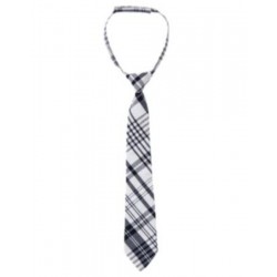 SPRING SOCIAL NAVY PLAID DRESSY TIE ONE SIZE NWT