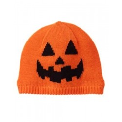 HAPPY HARVEST JACK-O- LANTERN SWEATER BEANIE HAT 6 12 24 2 3 4 5 NWT