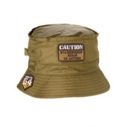 WILDERNESS CLUB CAUTION NINJA BUCKET HAT 3 4 5 7 NWT