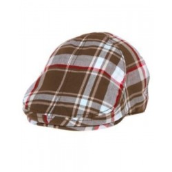 RESCUE TEAM MULTI COLOR PLAID DRIVING CAP HAT 3 4 5 7 8 9 10 NWT