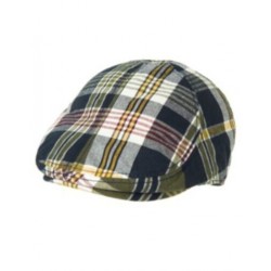 BARKSIDE ACADEMY MULTI COLOR PLAID DRIVING CAP HAT 3 4 5 7 8 9 10 NWT