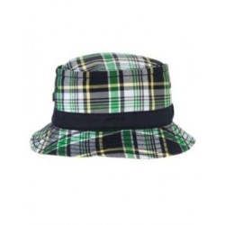 PREPSTER PUP PLAID BUCKET HAT 3 4 5 7 8 9 10 NWT