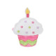 BIRTHDAY SHOP CUPCAKE w/ CANDLE HAIR BARRETTE 1-CT NWT