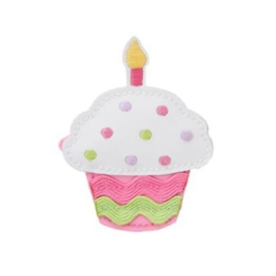 BIRTHDAY SHOP CUPCAKE w/ CANDLE HAIR BARRETTE 1-CT NWT