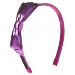 FRIENDSHIP CAMP PURPLE PATENT BOW HEADBAND NWT-OT