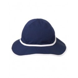 SWIM SHOP NAVY KEYHOLE BRIM SUN HAT 6 12 24 2T 3T 4T 5T NWT