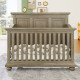 4 in 1 Convertible Baby Crib Child Toddler Bed Daybed Full Size Bed Nursery Room