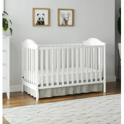 Cunas para Bebes 3 en 1 Convertible Cama para Niños Marco Baby Crib White NEW