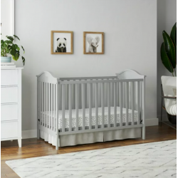 Cunas para Bebes 3 en 1 Convertible Cama para Niños Marco Baby Crib Gray NEW