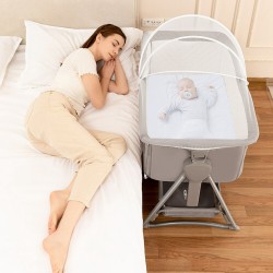 Steanny Baby Sleeping Bed Bassinet Portable Travel Cribs Newborn Beside Sleeper