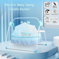 Electric Cradles Baby Bassinet Folding Portable Bedside Sleeper Arm Reach Crib