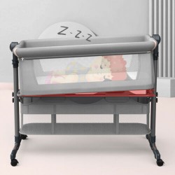 Portable Infant Bassinet Baby Bedside Bassinet Crib Sleeper Height Adjustable 